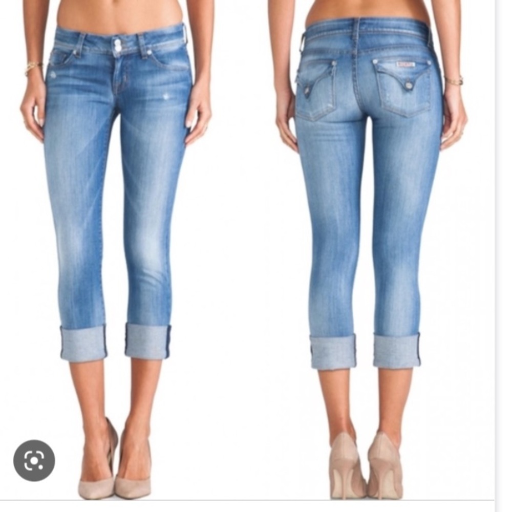 Hudson Ankle Ginny Straight W/Cuff Jeans Size 28